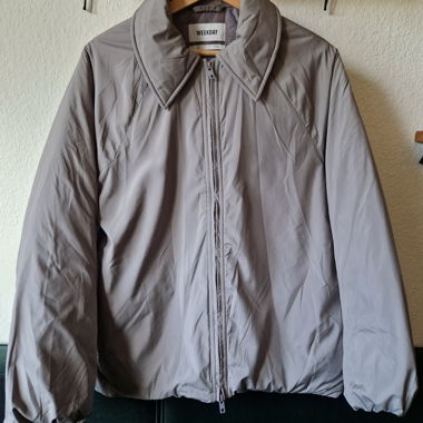 Weekday puffer jacket taupe