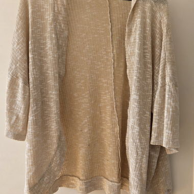 Beige Mango Cardigan