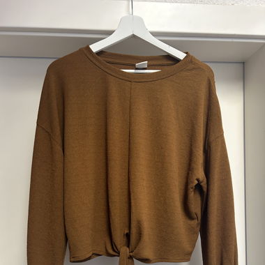 Langarmshirt okker