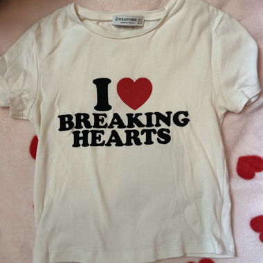 Stradivarius „I Love Breaking Hearts“ T‑Shirt