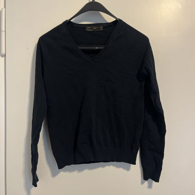 Maglione Zara nero scollo a V