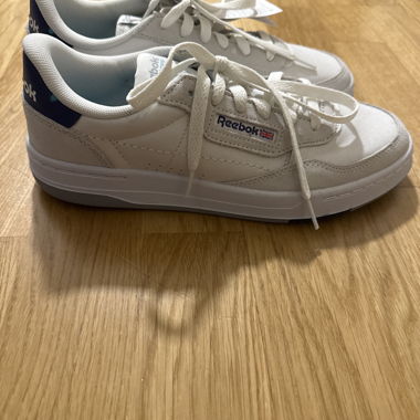 Reebok white leather sneakers