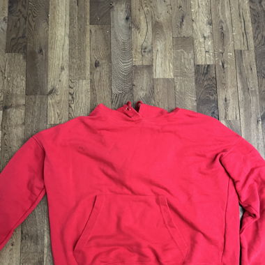 Sweat à capuche Pull&Bear rouge
