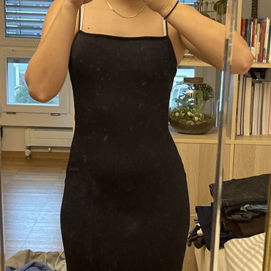 Schwarzes Bodycon Minikleid
