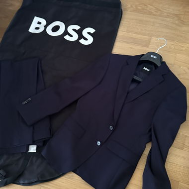 Completo BOSS Slim Fit navy