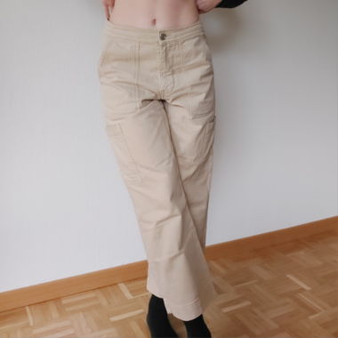 Beige cargo pants