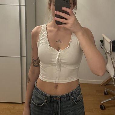 Brandy Bralette courte blanche