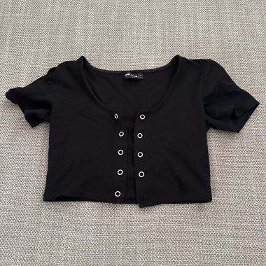 Crop top mit metal details
