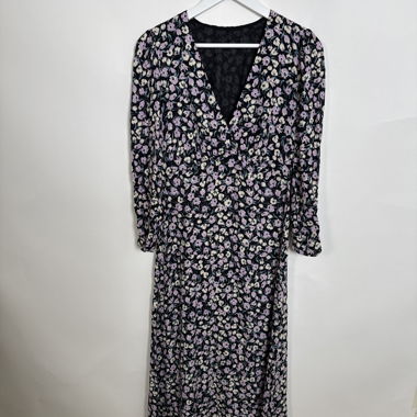 Robe portefeuille florale