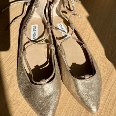 Ballerines Steve Madden dorées, 39