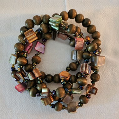 Set de bracelets en perles