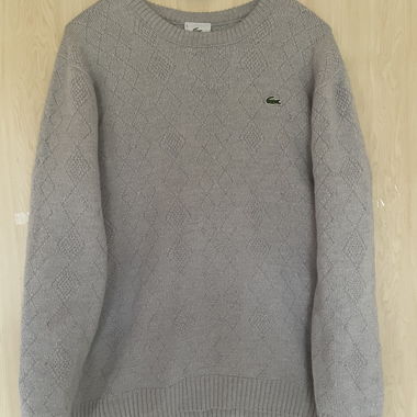 Lacoste Knitted Sweater – Grey – Original Vintage