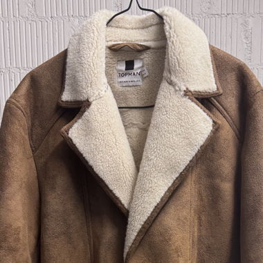 Cuir synthétique rencontre Fleece - Veste pour les jours froids