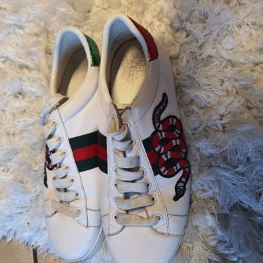 Baskets Gucci serpent brodé taille 39 
