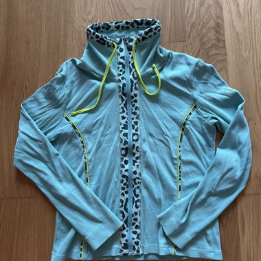 Thrifted Neon Vintage Sweat Jacket