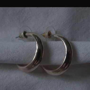 gold plated Hoop earrings 