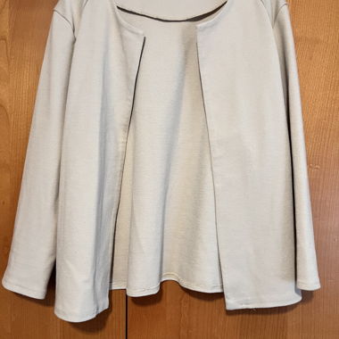 Giacca aperta beige Makadamia taglia 36