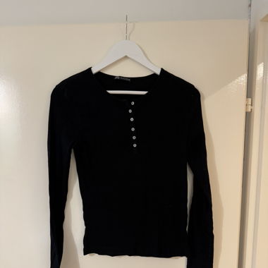 Long Sleeve Black Top