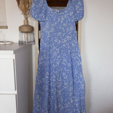 & Other Stories - Robe bleue fleurie taille 36