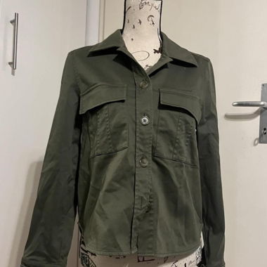 Veste militaire vert kaki