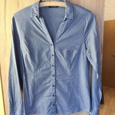 Chemisier femme bleu-gris Gr. 36