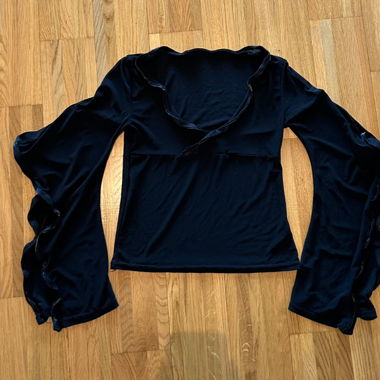 Vintage shiny crop top