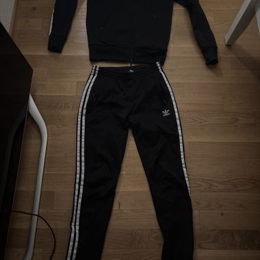 Adidas black suit