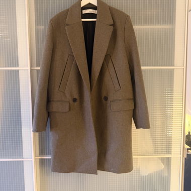 Manteau en laine IRO Paris – Olive / Kaki