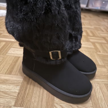 scarpe in pelliccia invernali
