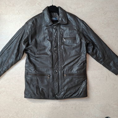 Lederjacke / Kurzmantel Liberty braun ca.Gr.M