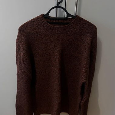 Maglione marrone girocollo ABERCOMBIE
