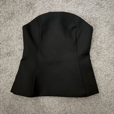 Top bustier noir Zara