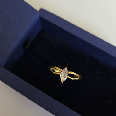 Golden Ring with Stone