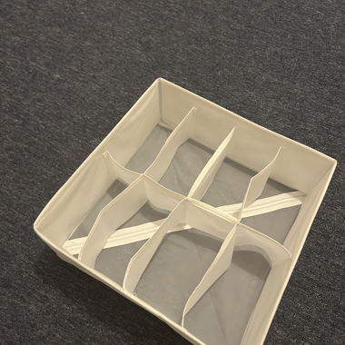 Foldable fabric organizer