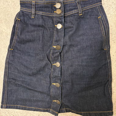 Mini gonna in denim MAJE T 34