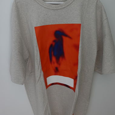 Heron Preston T-Shirt grey with print XL