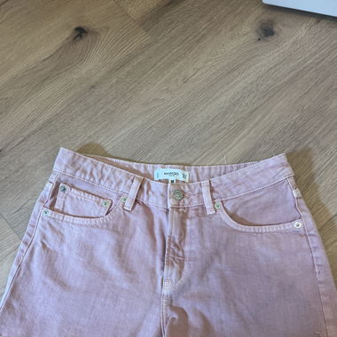 Mango Denim Shorts rosa