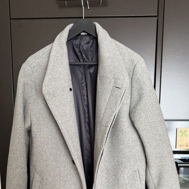 Hellgrauer Herrenmantel – Jack&Jones Premium Gr. M