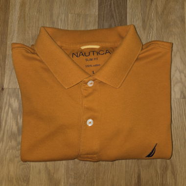 Polo Nautica Slim Fit Orange – Parfait état (M)