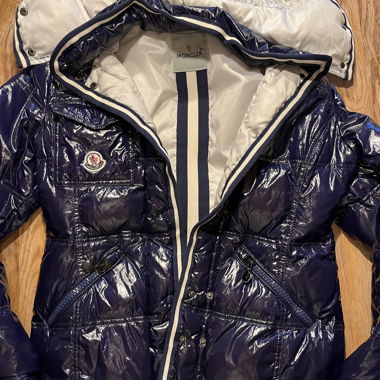 vintage shiny moncler puffer