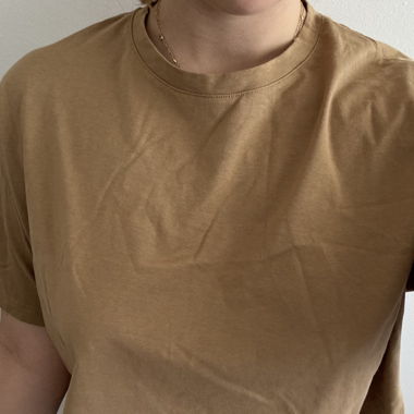 Beige Crop Top