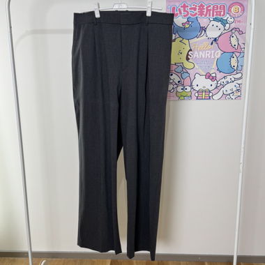 Uniqlo graue plissierte Hose