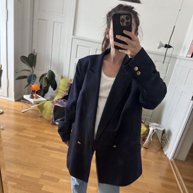 Vintage Feldpausch Blazer in dark blue