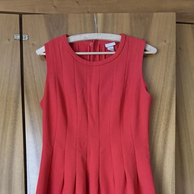 Rotes A-Linien Kleid
