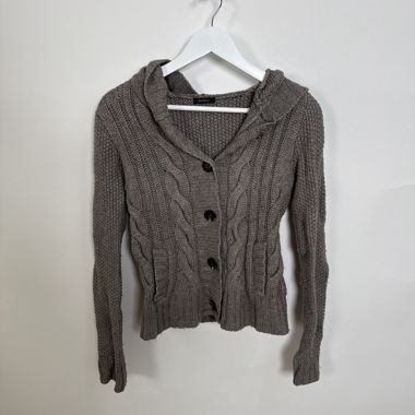 Cardigan à capuche en maille Daniels