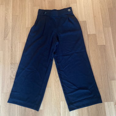 Black Wide-Leg Trousers