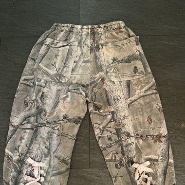 Named Collective Camo Joggers with Ribbon