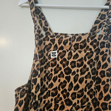 Leo Print Corduroy Dungarees