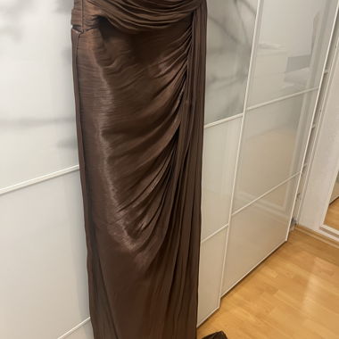 Robe de soirée brune