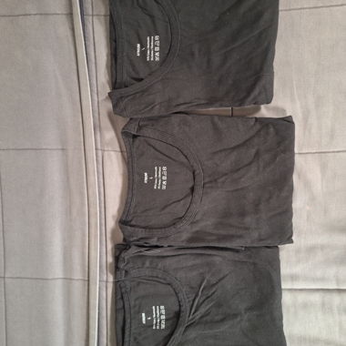Lot de 3 T-shirts ATRIUM noirs